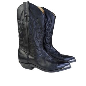 Boulet Goodyear Welt Leather Cowboy Boots | Made in Canada | Men’s 5.5 Women's 7